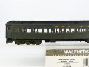 HO Scale Walthers 932-10102 ATSF Santa Fe Heavyweight Window Coach Passenger