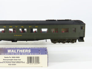 HO Scale Walthers 932-10351 ATSF Santa Fe Heavyweight Chair Passenger Car