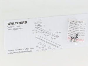 HO Scale Walthers 932-10351 ATSF Santa Fe Heavyweight Chair Passenger Car