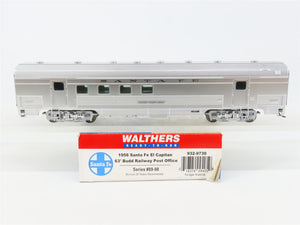 HO Scale Walthers 932-9730 ATSF Santa Fe Railroad 63' RPO Passenger Car