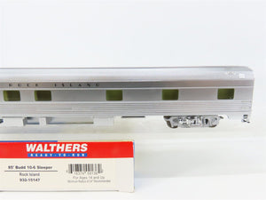 HO Scale Walthers 932-15147 RI Rock Island 85' Budd 10-6 Sleeper Passenger Car