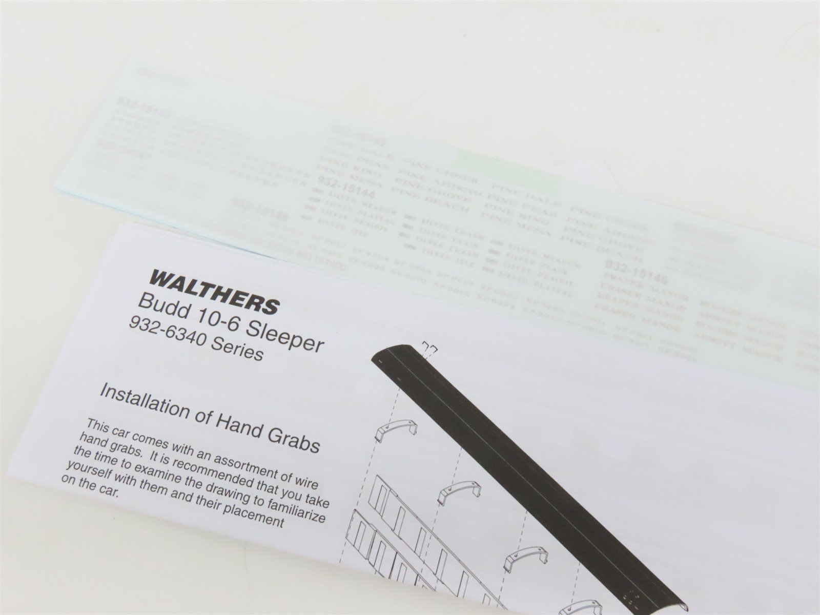HO Scale Walthers 932-15147 RI Rock Island 85' Budd 10-6 Sleeper Passenger Car