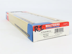 HO Scale Walthers 932-6452 RI Rock Island Railroad 63' Budd RPO Passenger Car