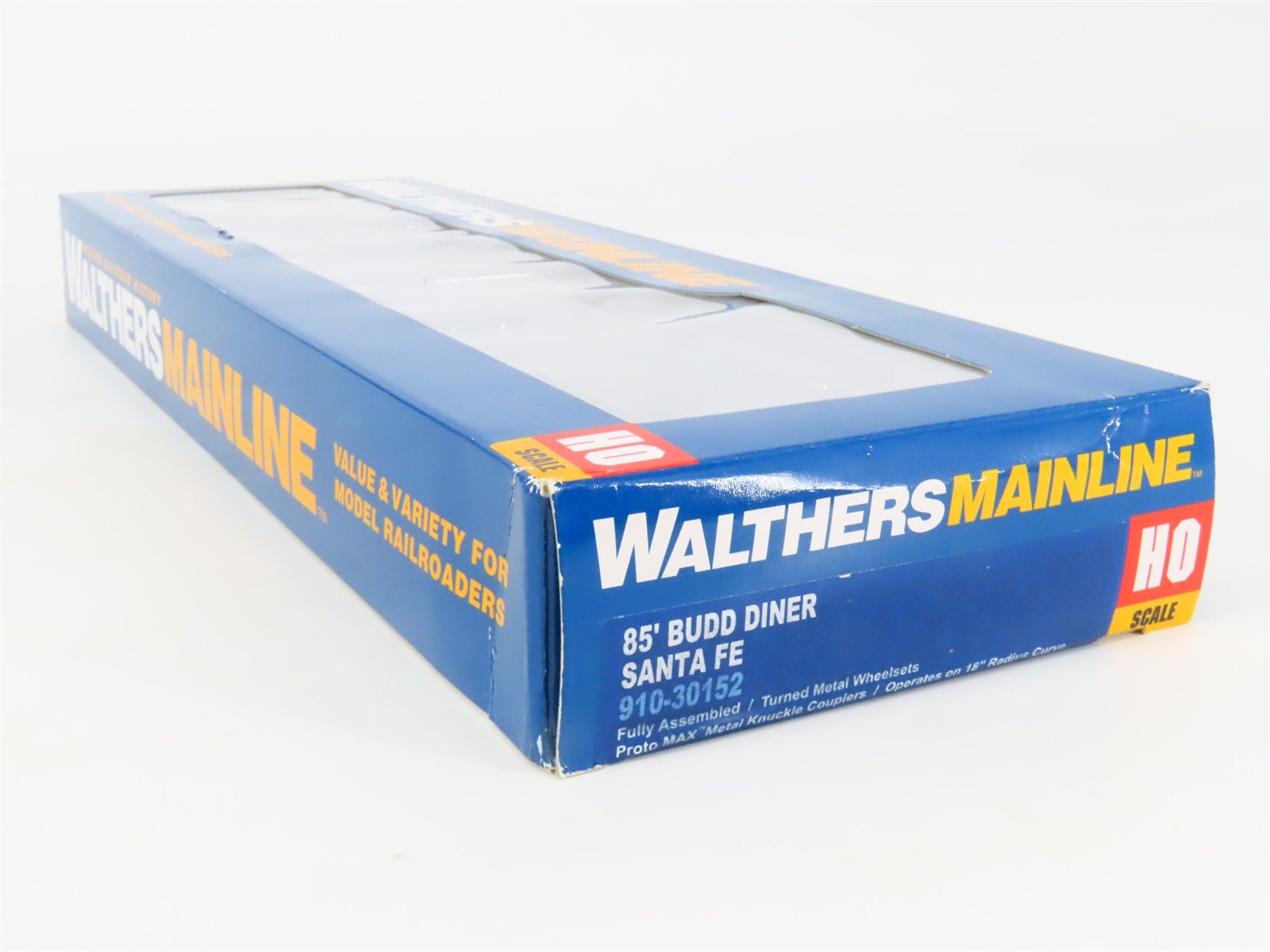 HO Scale Walthers Mainline 910-30152 ATSF Santa Fe 85' Budd Diner Passenger
