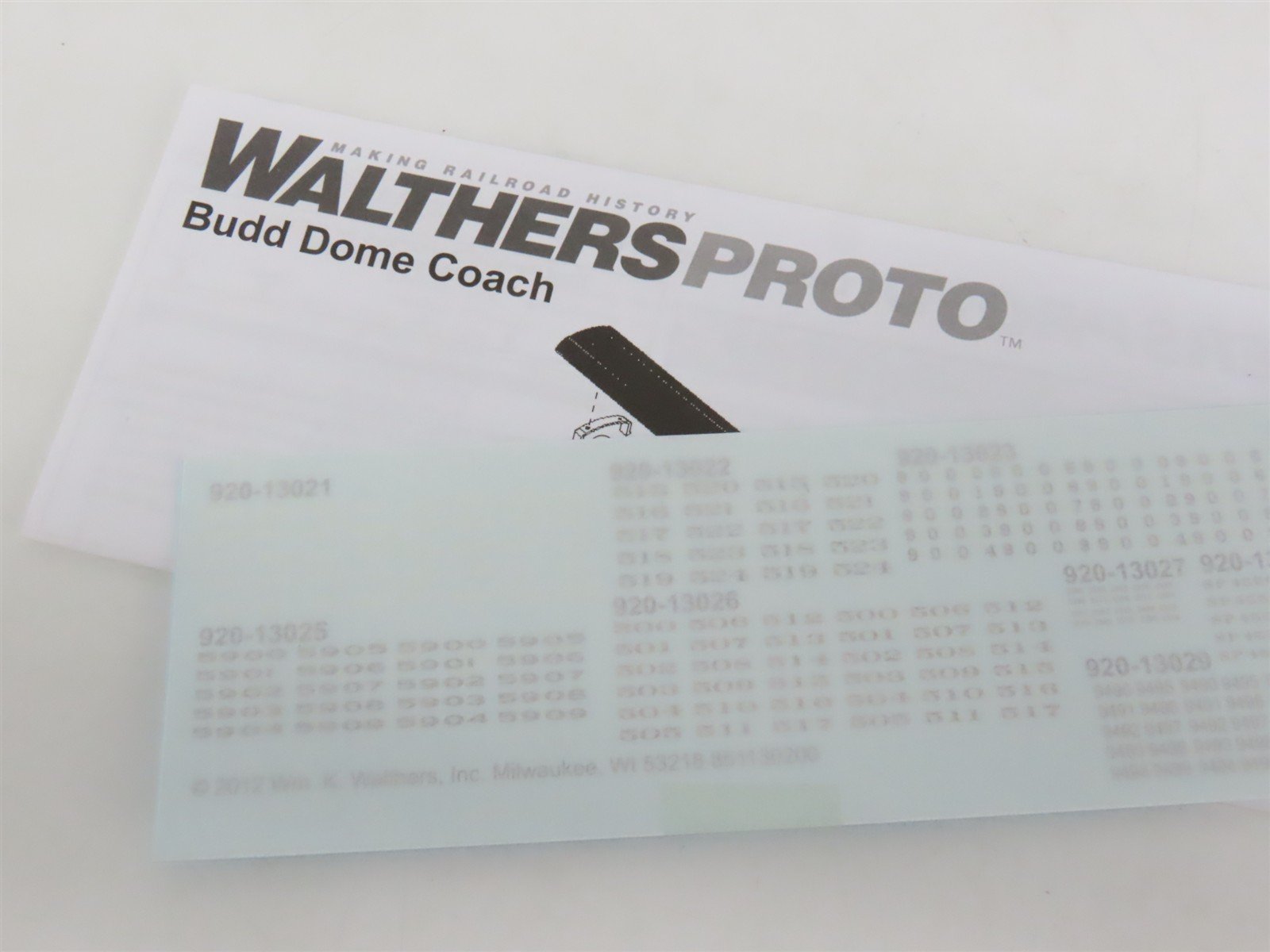 HO Scale Walthers Proto 920-13022 ATSF Santa Fe 85' Budd Dome Coach Passenger