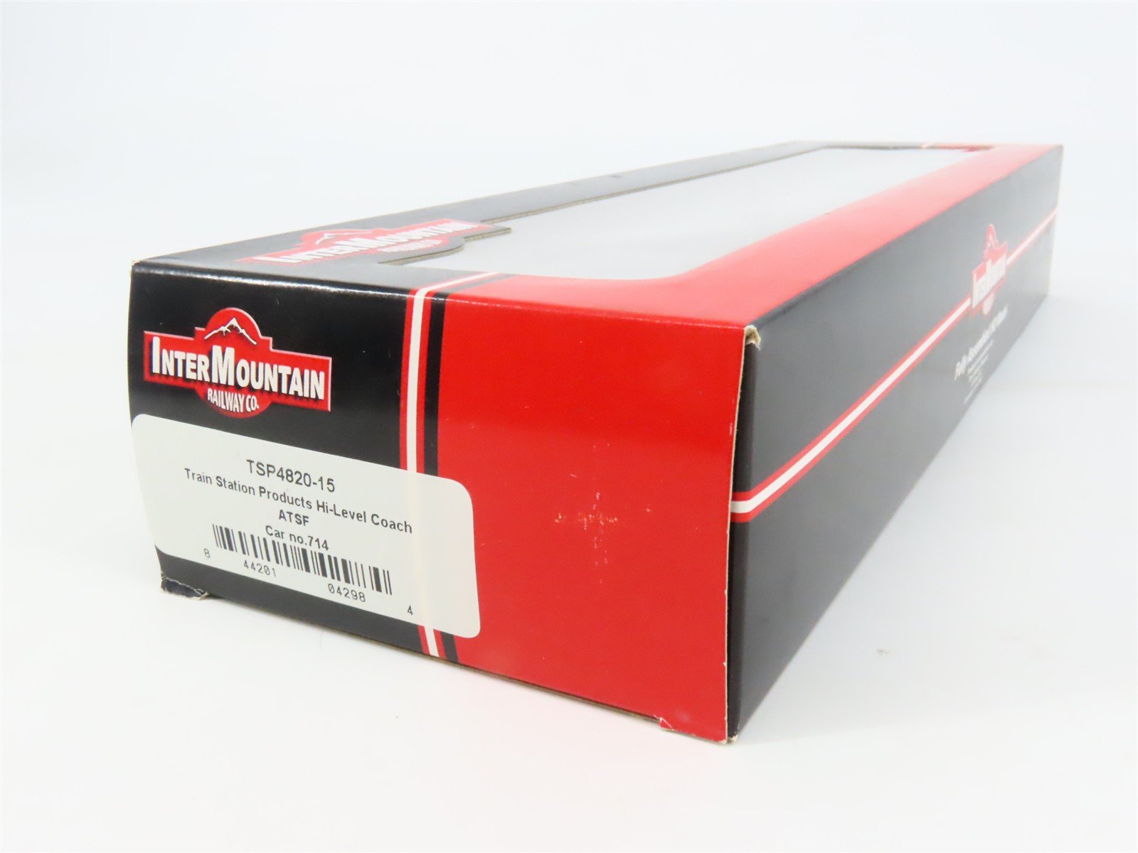 HO Scale InterMountain TSP4820-15 ATSF Santa Fe Hi-Level Coach Passenger #714