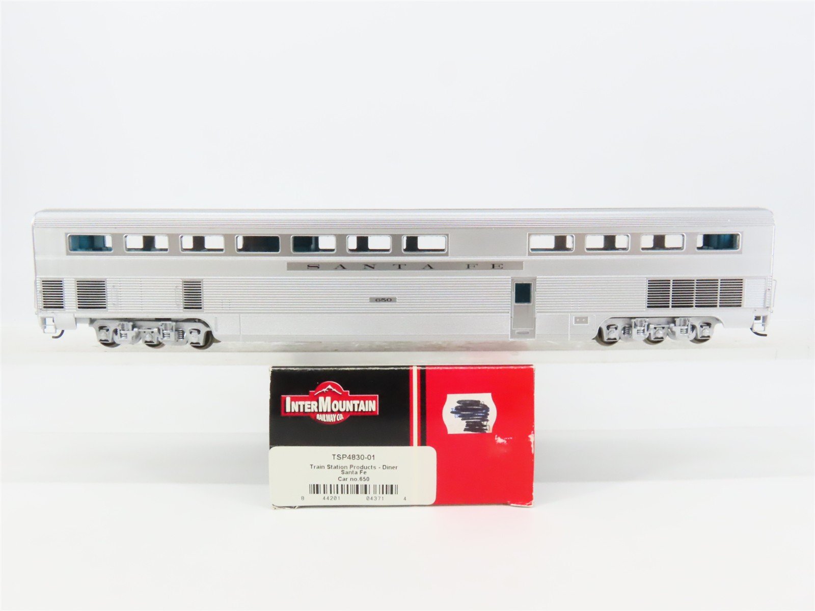 HO Scale InterMountain TSP4830-01 ATSF Santa Fe Railroad Diner Passenger #650