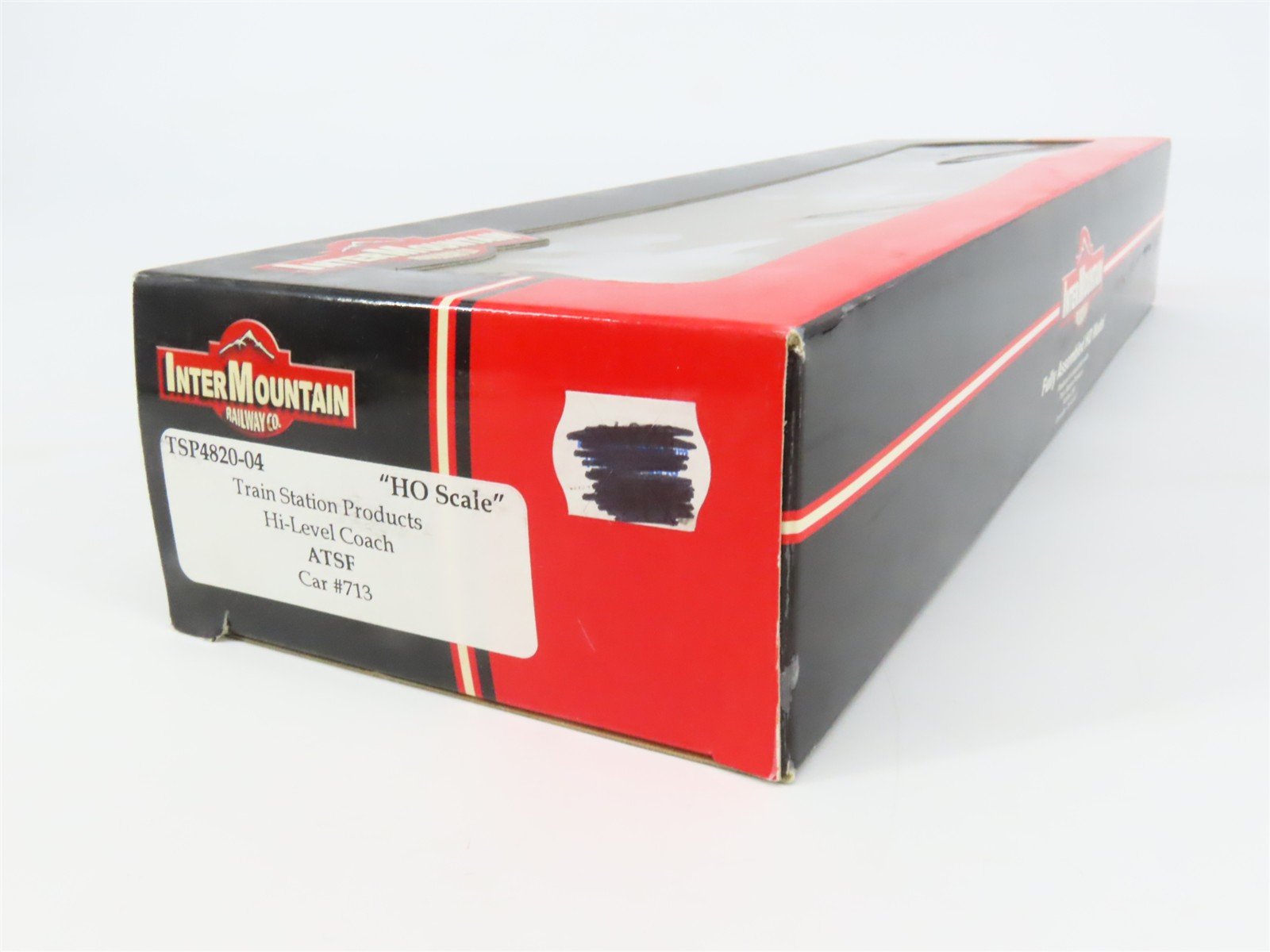 HO Scale InterMountain TSP4820-04 ATSF Santa Fe Hi-Level Coach Passenger #713