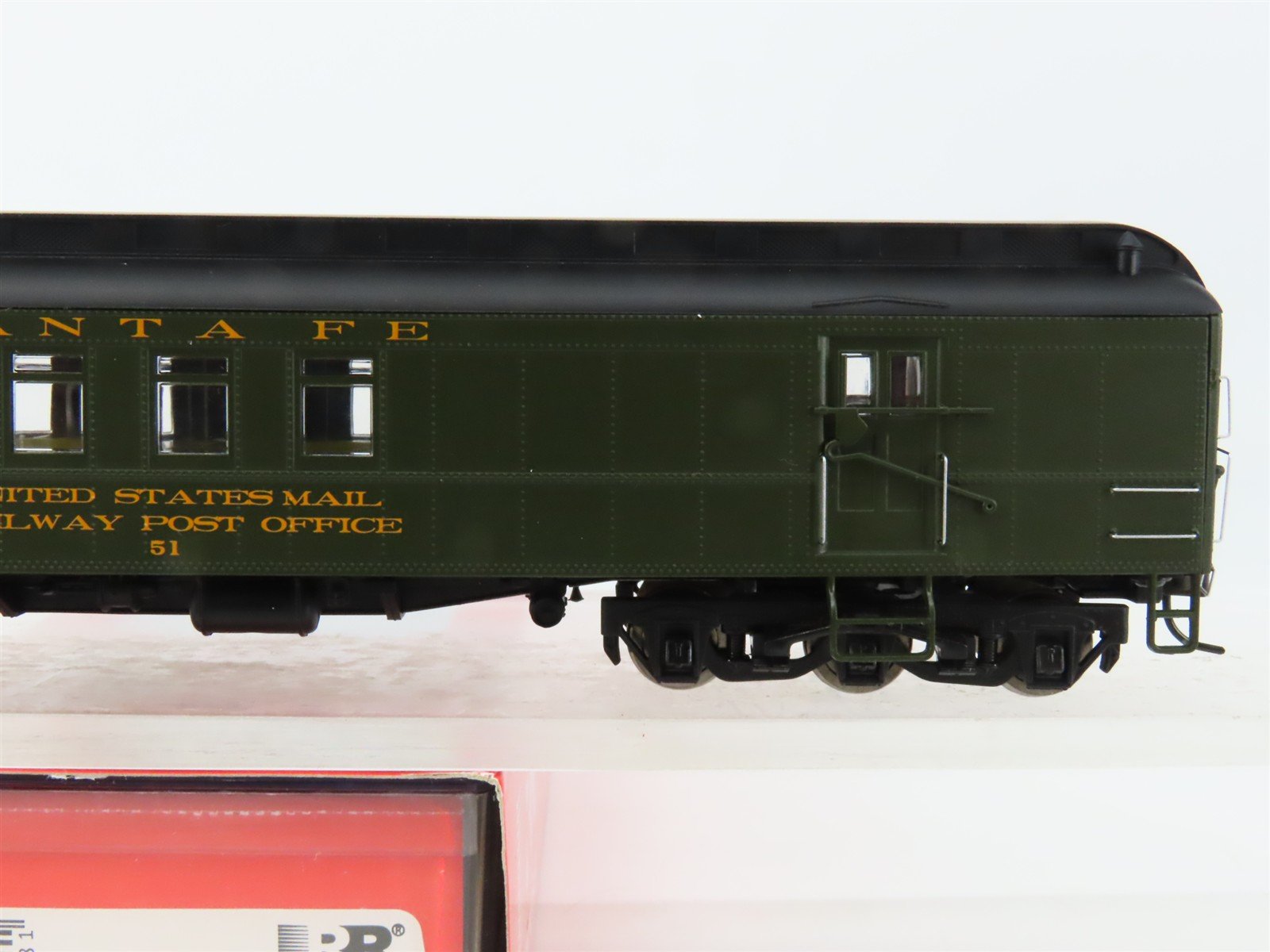 HO Scale Rivarossi HR4213 ATSF Santa Fe Railroad 60' RPO Passenger Car #51