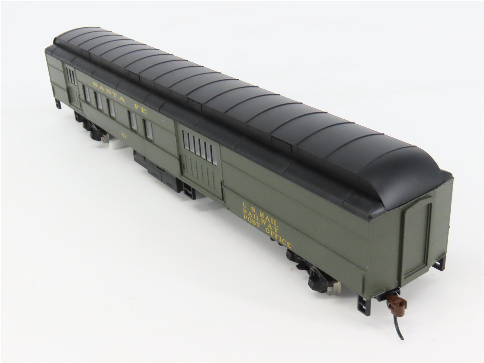 HO Scale Athearn 7851 ATSF Santa Fe Railroad Heavyweight RPO Passenger #91