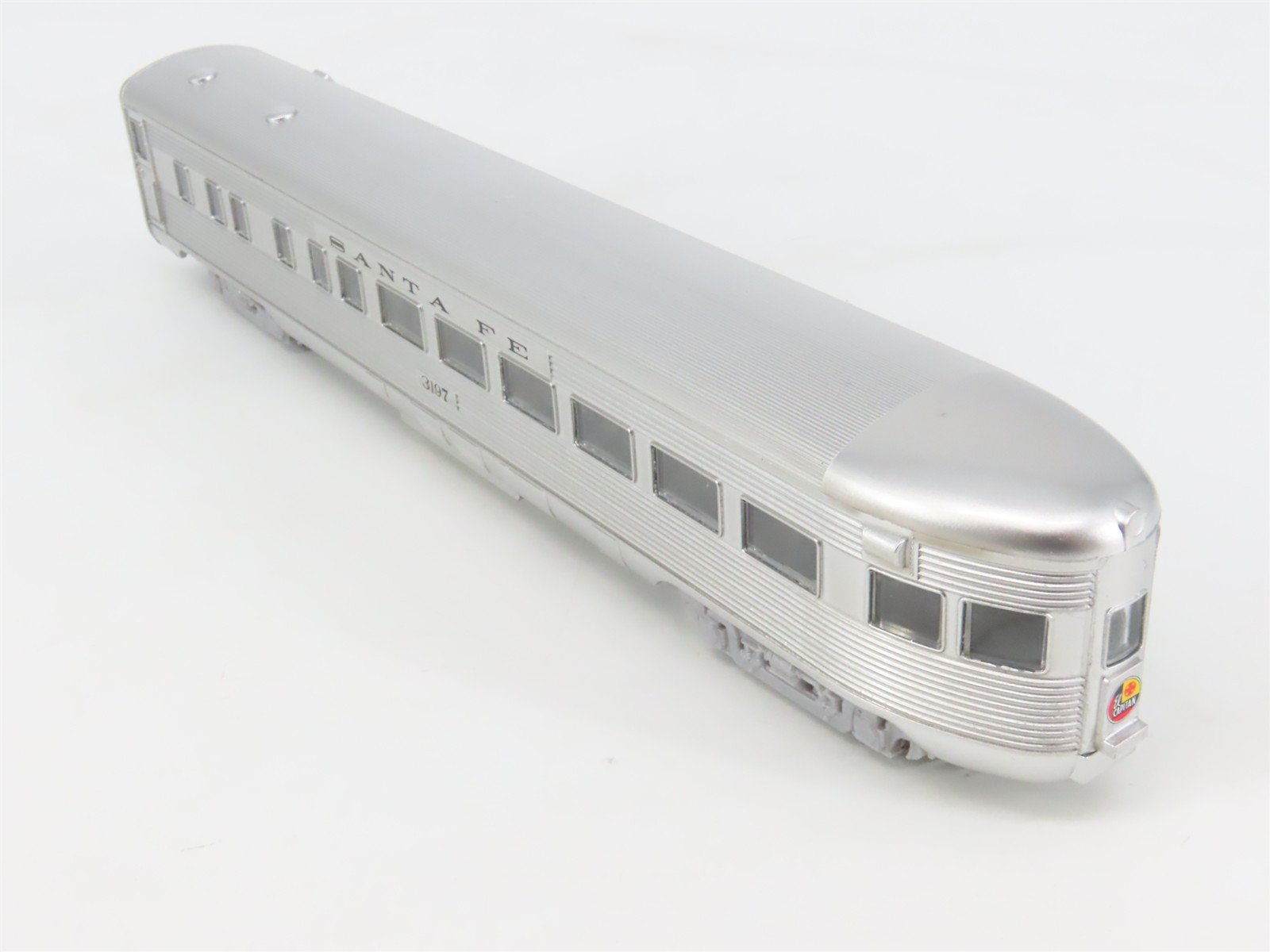 HO Scale Athearn 7915 ATSF Santa Fe Streamlined Observation Passenger #3197