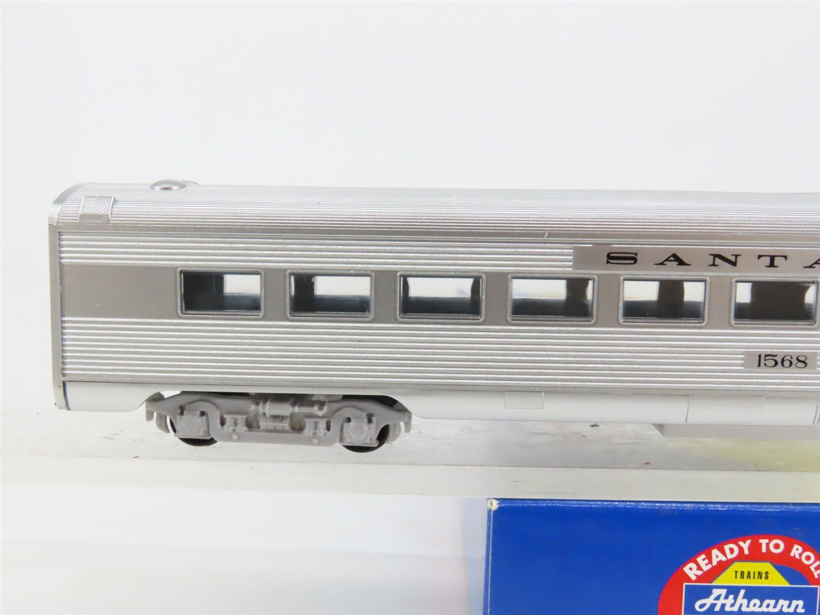 HO Scale Athearn 7912 ATSF Santa Fe Railroad Streamline Diner Passenger #1568
