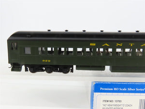 HO Scale Bachmann Silver Series 13703 ATSF Santa Fe 72' Coach Passenger Car #829