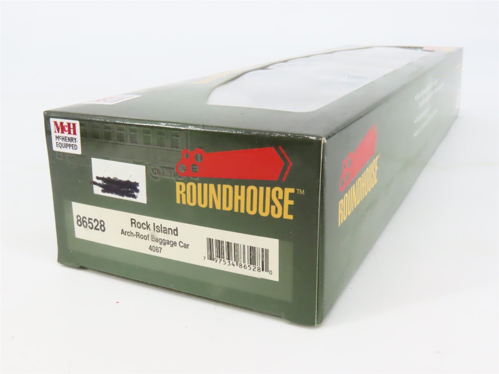 HO Scale Roundhouse 86528 RI Rock Island Baggage Express Passenger Car #4087