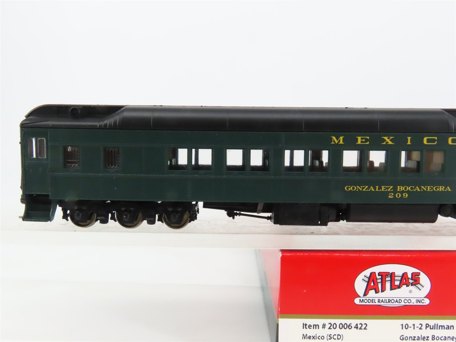 HO Scale Atlas 20006422 SCD Mexico Sleeper Passenger #209 