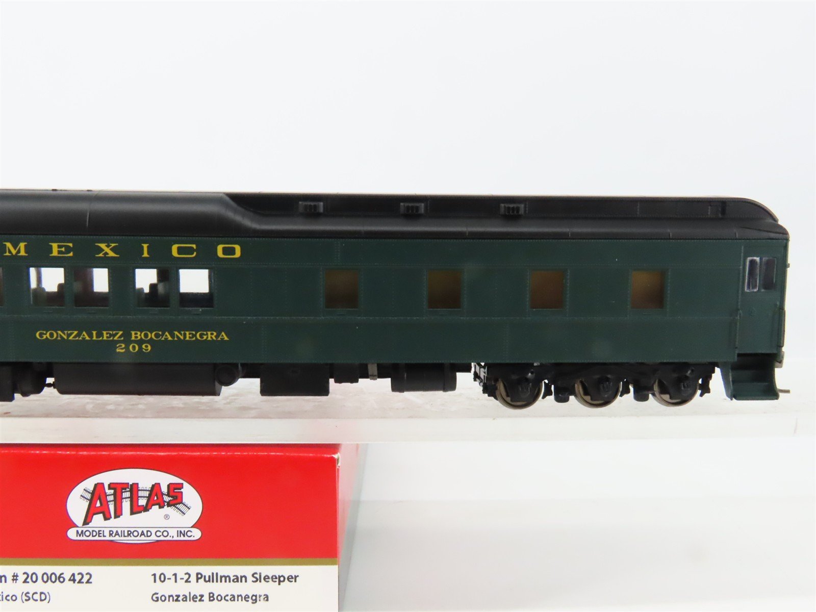 HO Scale Atlas 20006422 SCD Mexico Sleeper Passenger #209 