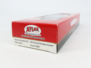 HO Scale Atlas 20003877 RI Rock Island Railroad Coach Passenger Car #2844