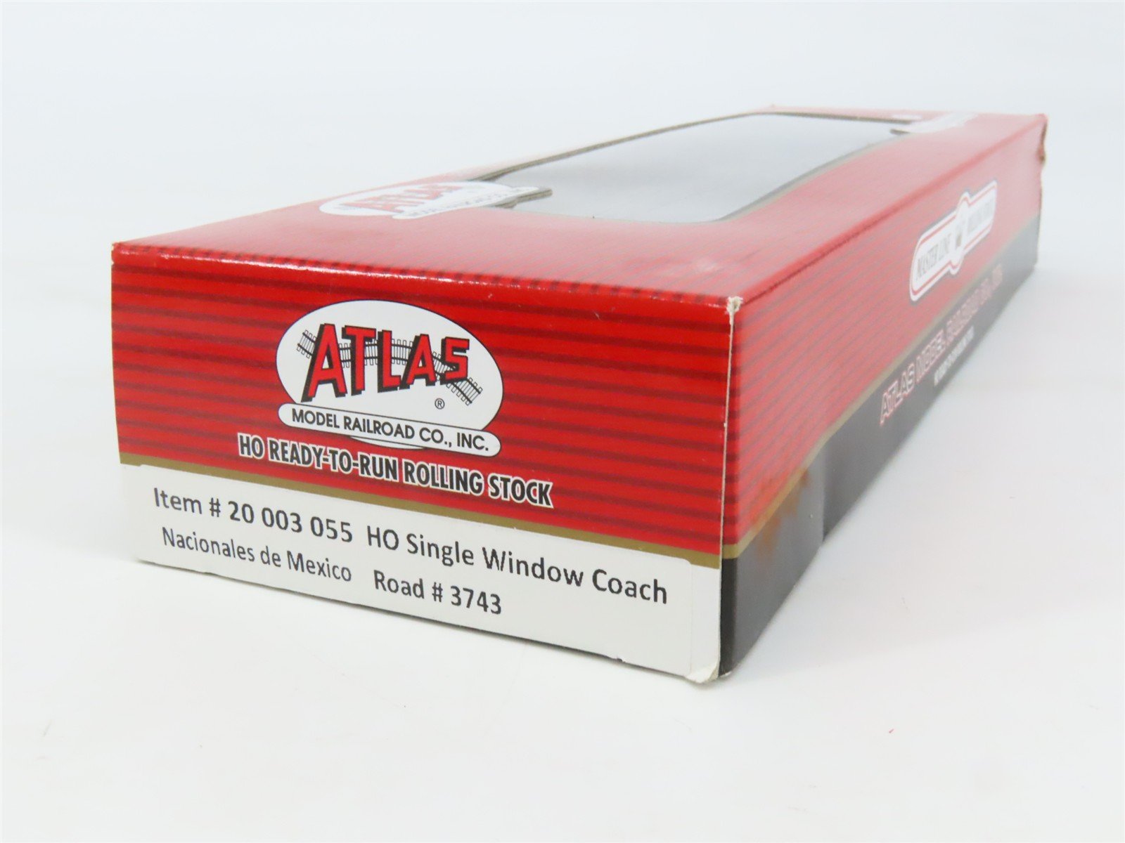 HO Atlas 20003055 NdeM Nacionales de Mexico Coach Passenger Car #3743 