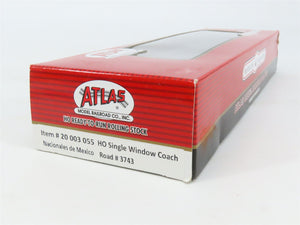 HO Atlas 20003055 NdeM Nacionales de Mexico Coach Passenger Car #3743 