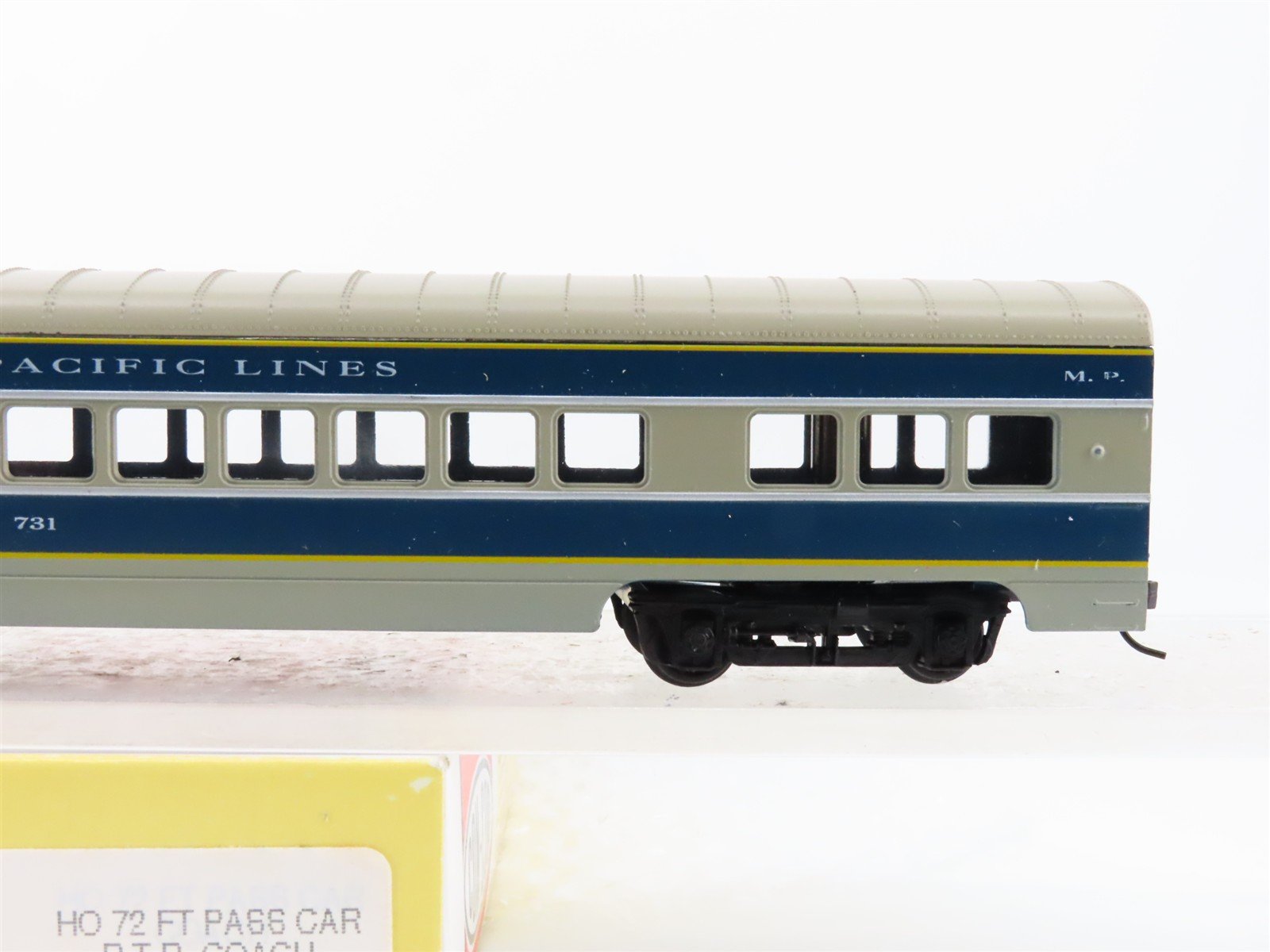 HO Con-Cor 0001-00900R-2 MP Missouri Pacific Eagle 72' Coach Passenger #731