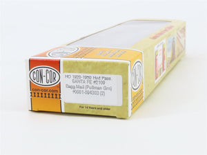 HO Scale Con-Cor 0001-094303(2) ATSF Santa Fe Baggage Mail Passenger Car #2109