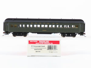 HO Walthers Trainline 931-774 ATSF Santa Fe 60' Heavyweight Coach Passenger 3376