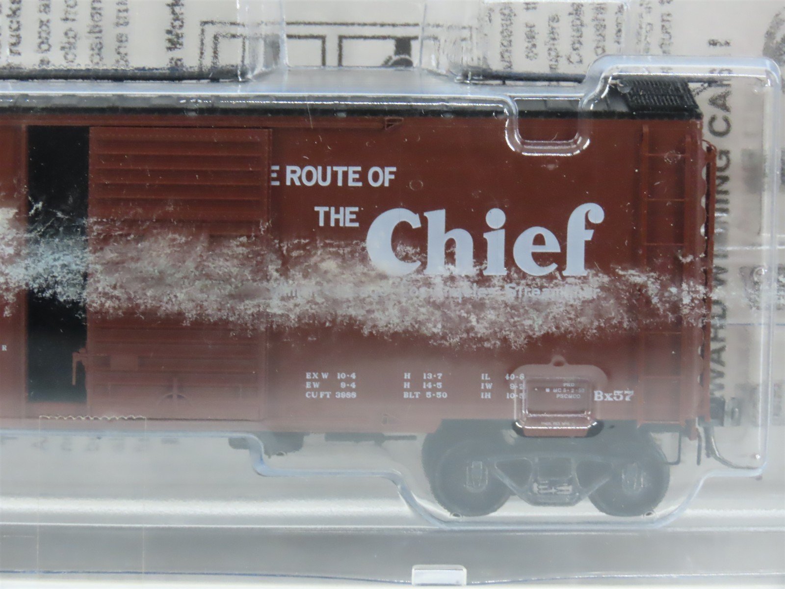 HO Scale Kadee 4076 ATSF Santa Fe 40' Box Car 31257 RTR