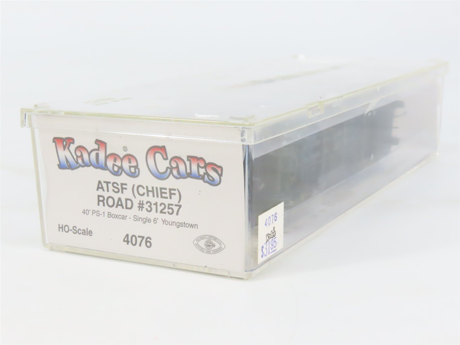 HO Scale Kadee 4076 ATSF Santa Fe 40' Box Car 31257 RTR