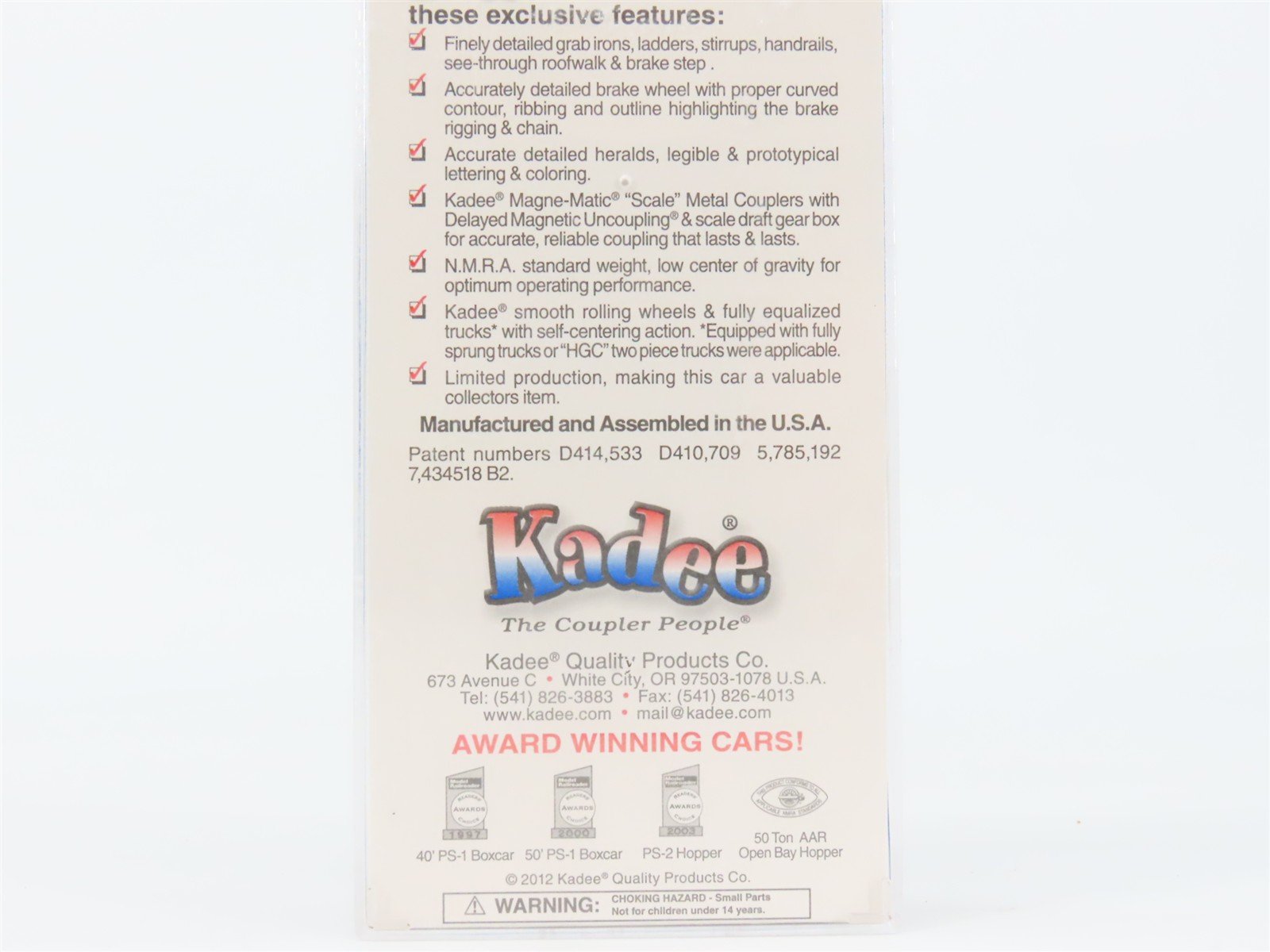 HO Scale Kadee 5316 TM Texas Mexican 40' Box Car 8952 RTR