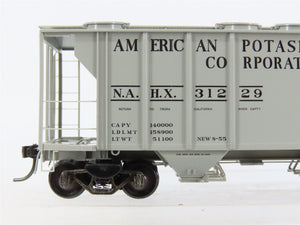 HO Scale Kadee 8323 NAHX American Potash & Chemical 2-Bay Covered Hopper RTR