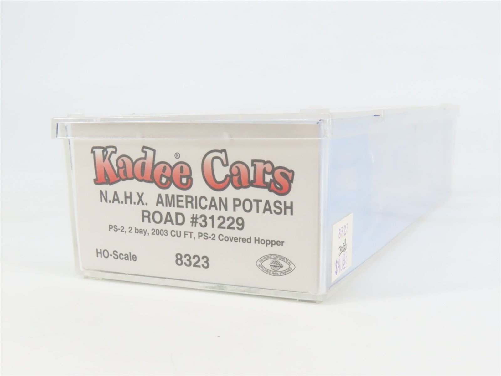 HO Scale Kadee 8323 NAHX American Potash & Chemical 2-Bay Covered Hopper RTR