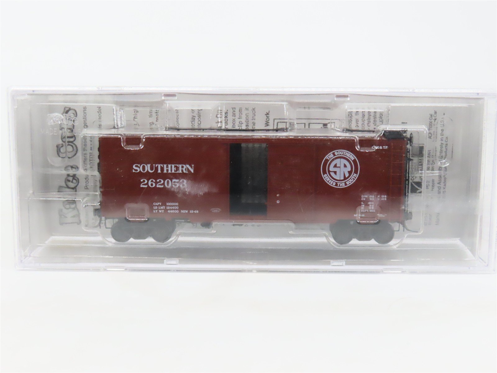 HO Scale Kadee 4324 SOU Southern 40' PS-1 Box Car 262053 RTR