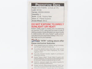 HO Scale Kadee 4324 SOU Southern 40' PS-1 Box Car 262053 RTR