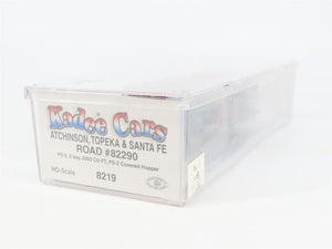 HO Scale Kadee 8219 ATSF Atchison, Topeka & Santa Fe 2-Bay Covered Hopper RTR