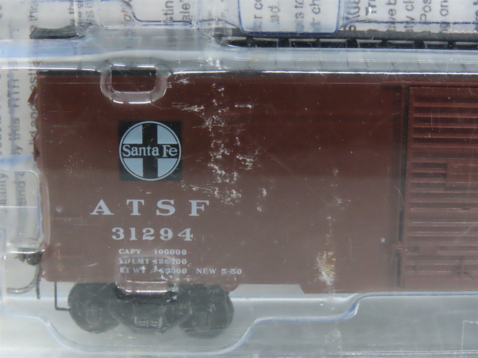HO Scale Kadee 4077 ATSF Santa Fe 40' Box Car 31294 RTR