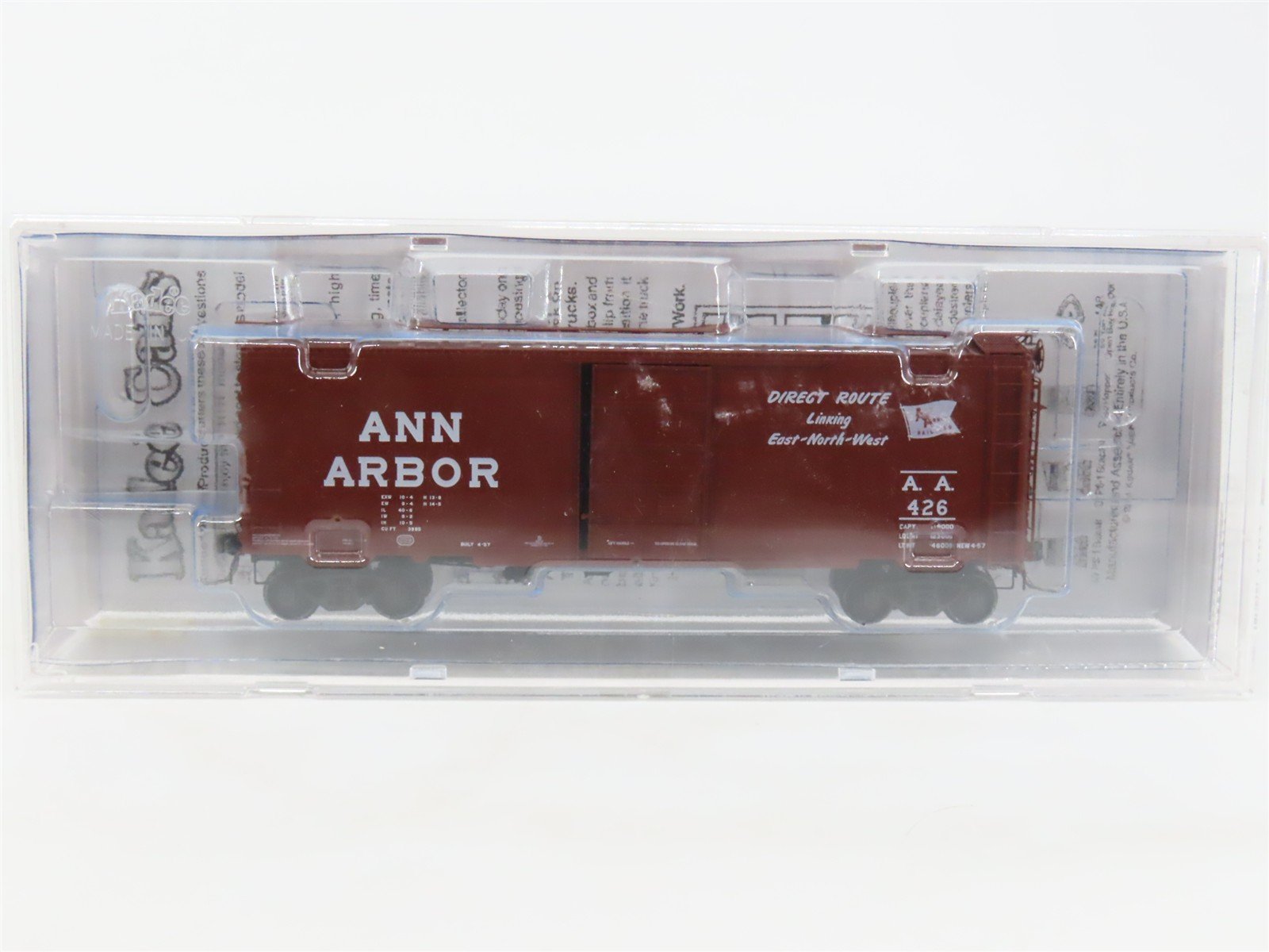 HO Scale Kadee 4525 AA Ann Arbor 40' Box Car 426 RTR