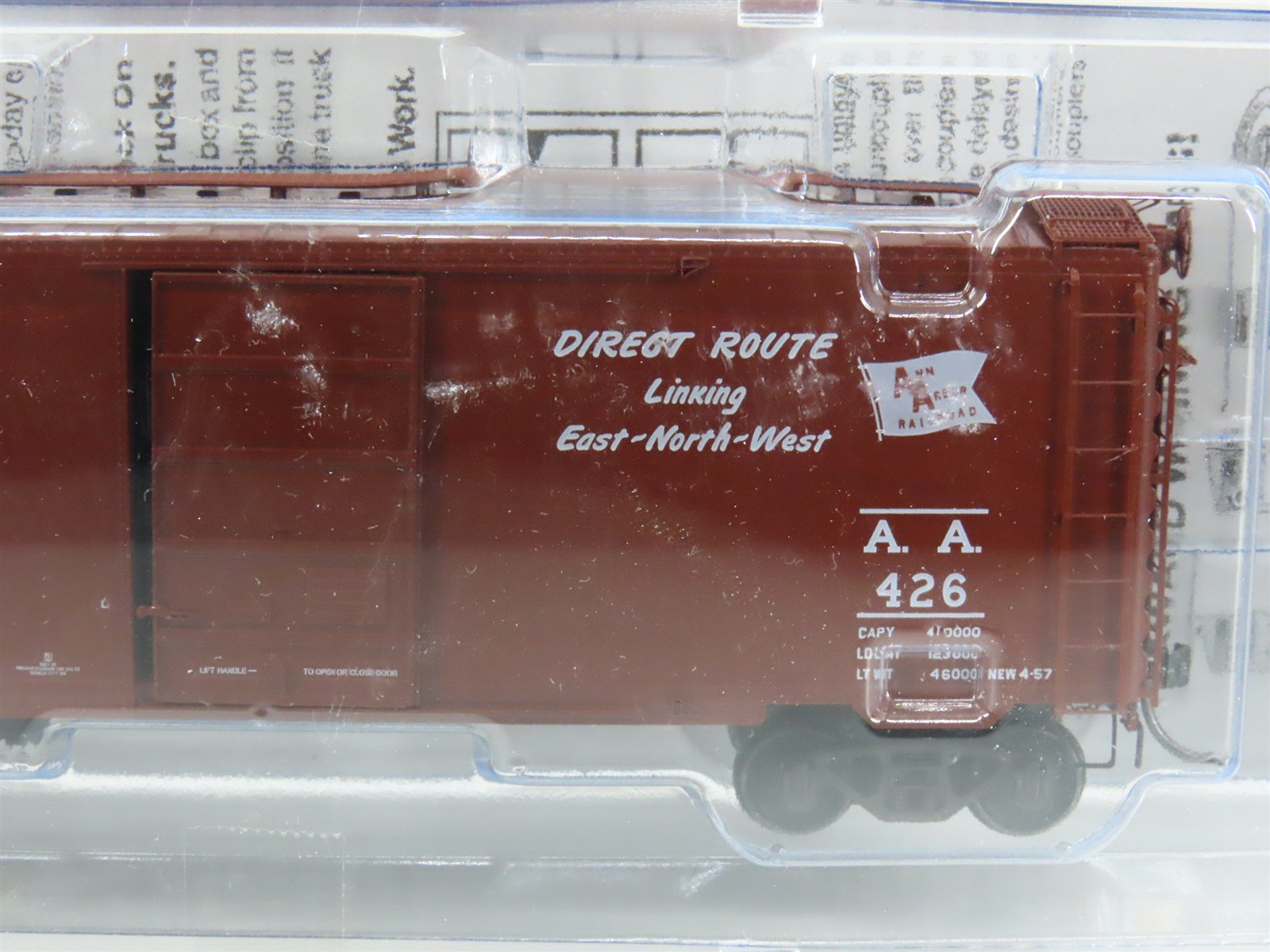 HO Scale Kadee 4525 AA Ann Arbor 40' Box Car 426 RTR