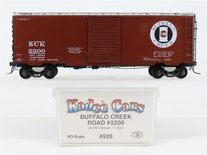 HO Scale Kadee 4926 BCK Buffalo Creek 40' Box Car 2200 RTR