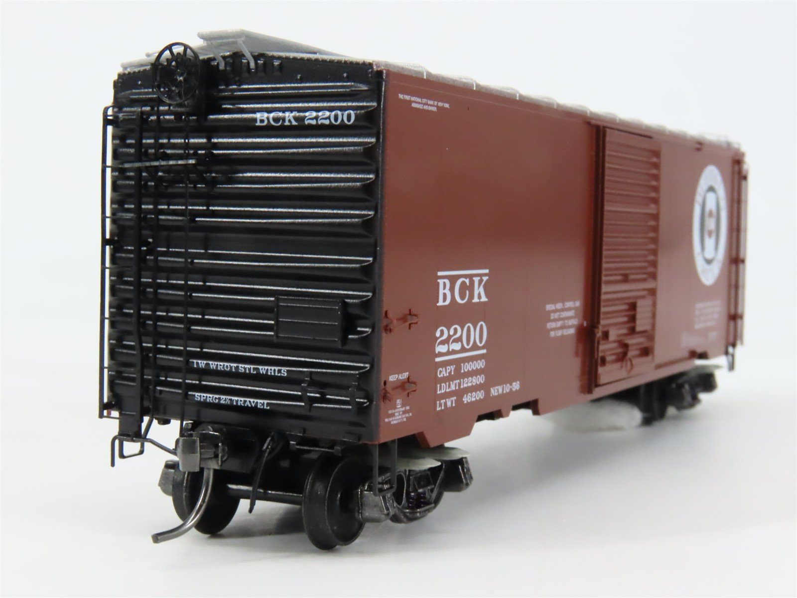 HO Scale Kadee 4926 BCK Buffalo Creek 40' Box Car 2200 RTR