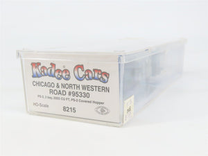 HO Scale Kadee 8215 CNW Chicago & North Western 2-Bay Covered Hopper 95330 RTR