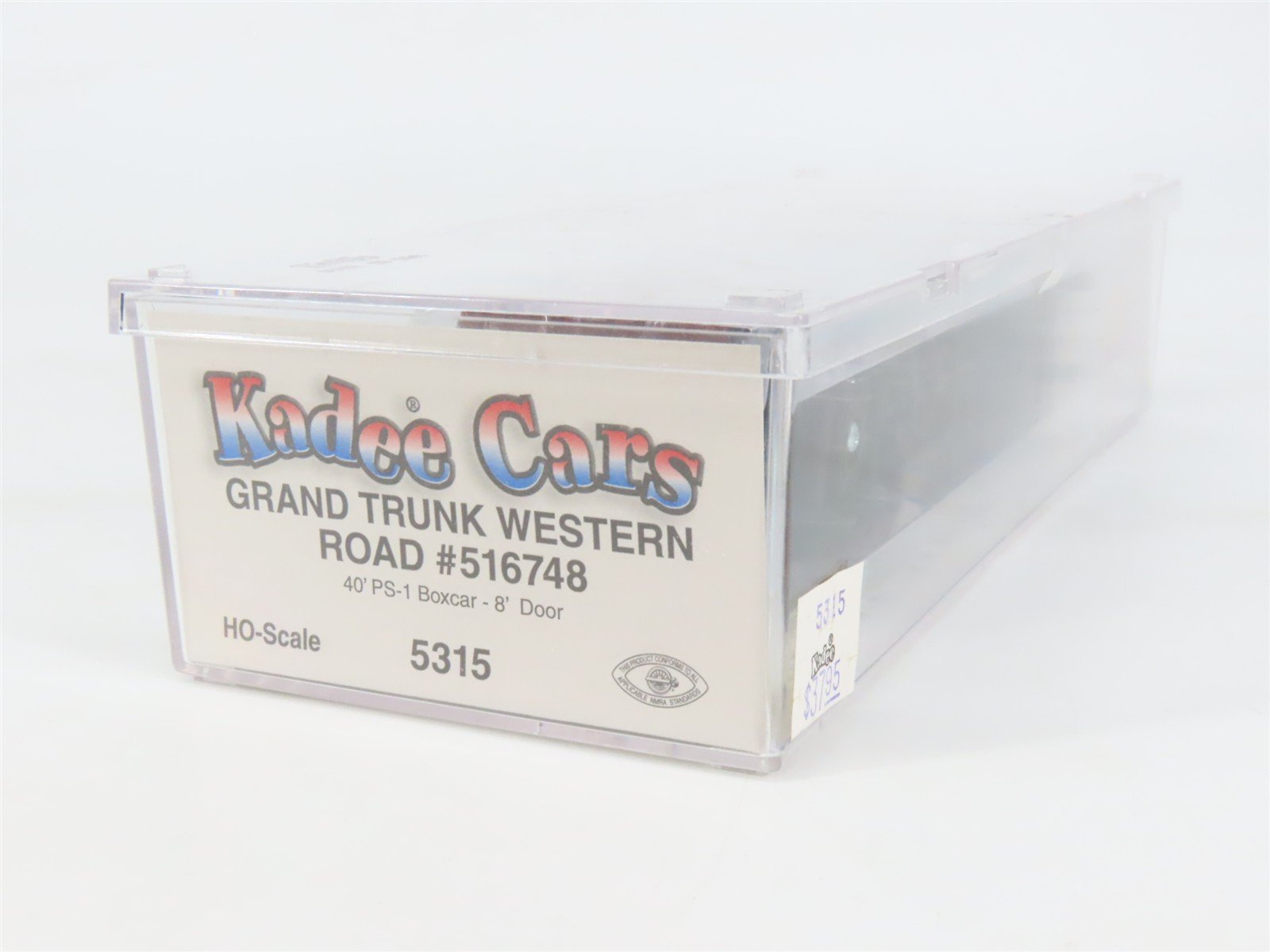 HO Scale Kadee 5315 GTW Grand Trunk Western 40' Box Car 516748 RTR