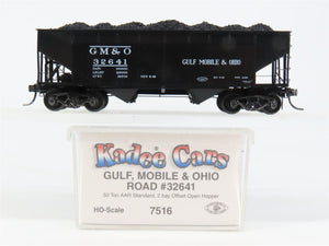 HO Scale Kadee 7516 GM&O Gulf, Mobile & Ohio 2-Bay Offset Open Hopper 32641 RTR