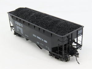 HO Scale Kadee 7516 GM&O Gulf, Mobile & Ohio 2-Bay Offset Open Hopper 32641 RTR
