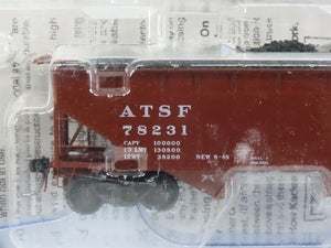 HO Scale Kadee 7524 ATSF Santa Fe 2-Bay Offset Open Hopper 78231 RTR