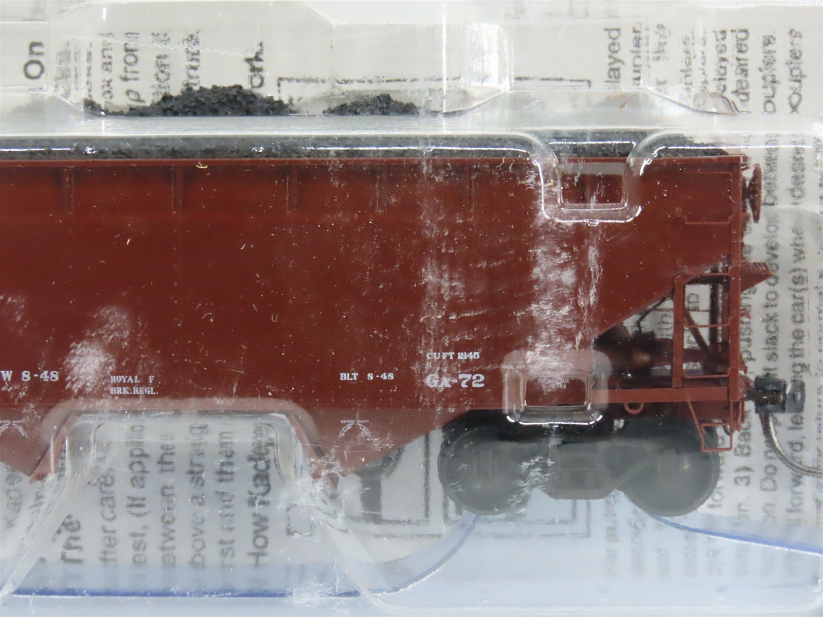 HO Scale Kadee 7524 ATSF Santa Fe 2-Bay Offset Open Hopper 78231 RTR