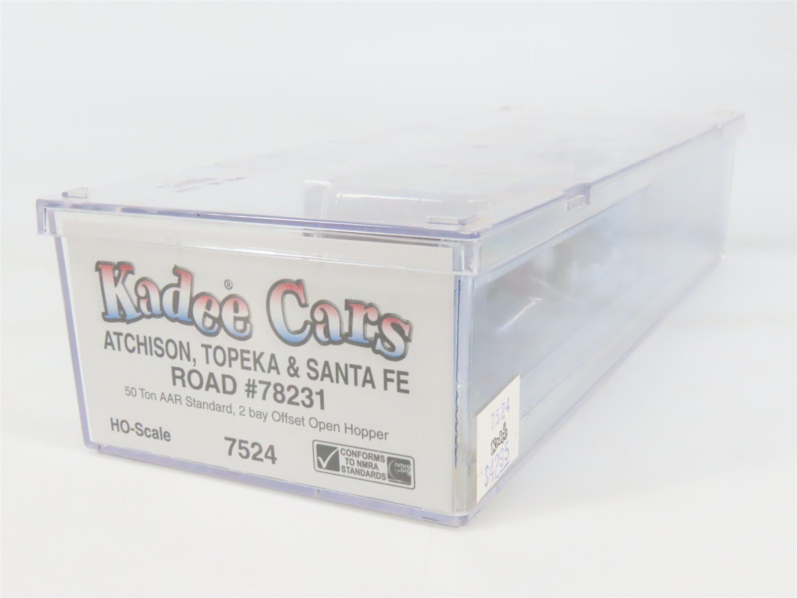 HO Scale Kadee 7524 ATSF Santa Fe 2-Bay Offset Open Hopper 78231 RTR