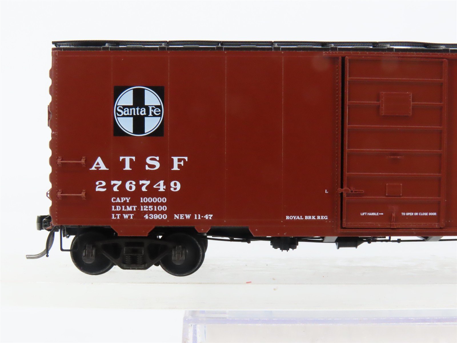 HO Scale Kadee 4322 ATSF Santa Fe 40' Box Car 276749 RTR