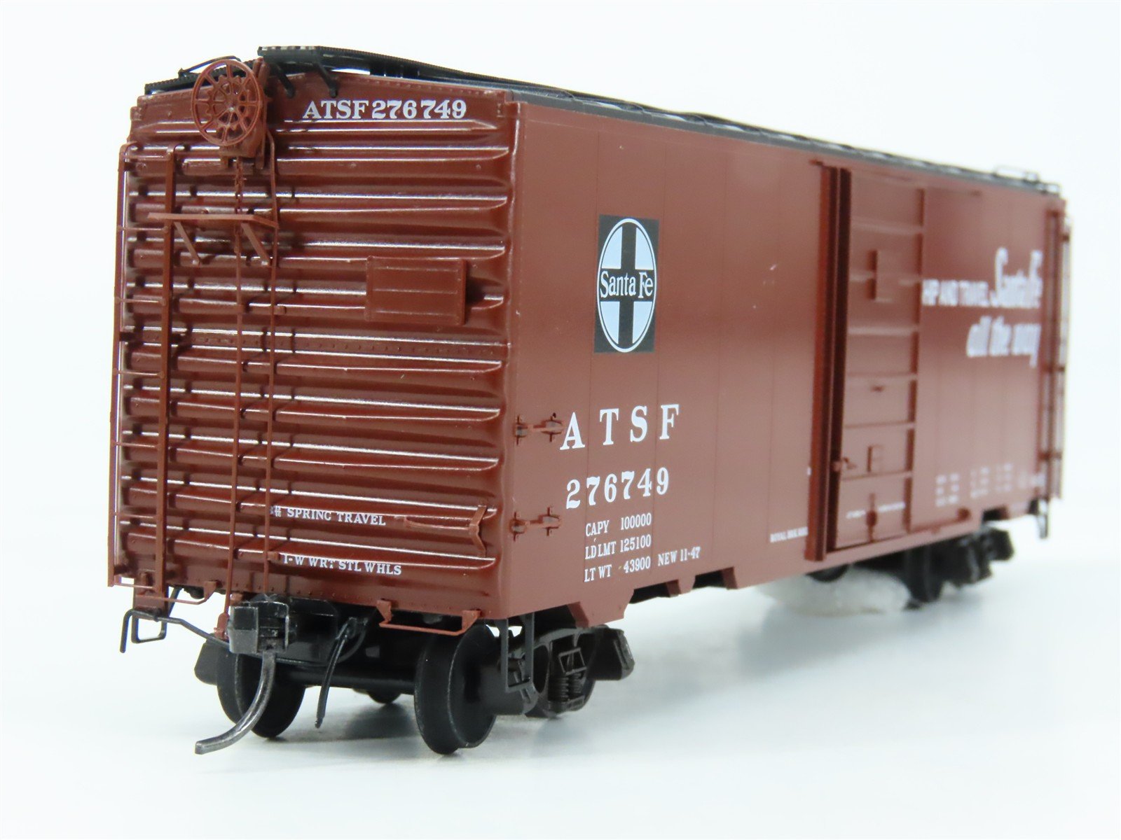 HO Scale Kadee 4322 ATSF Santa Fe 40' Box Car 276749 RTR
