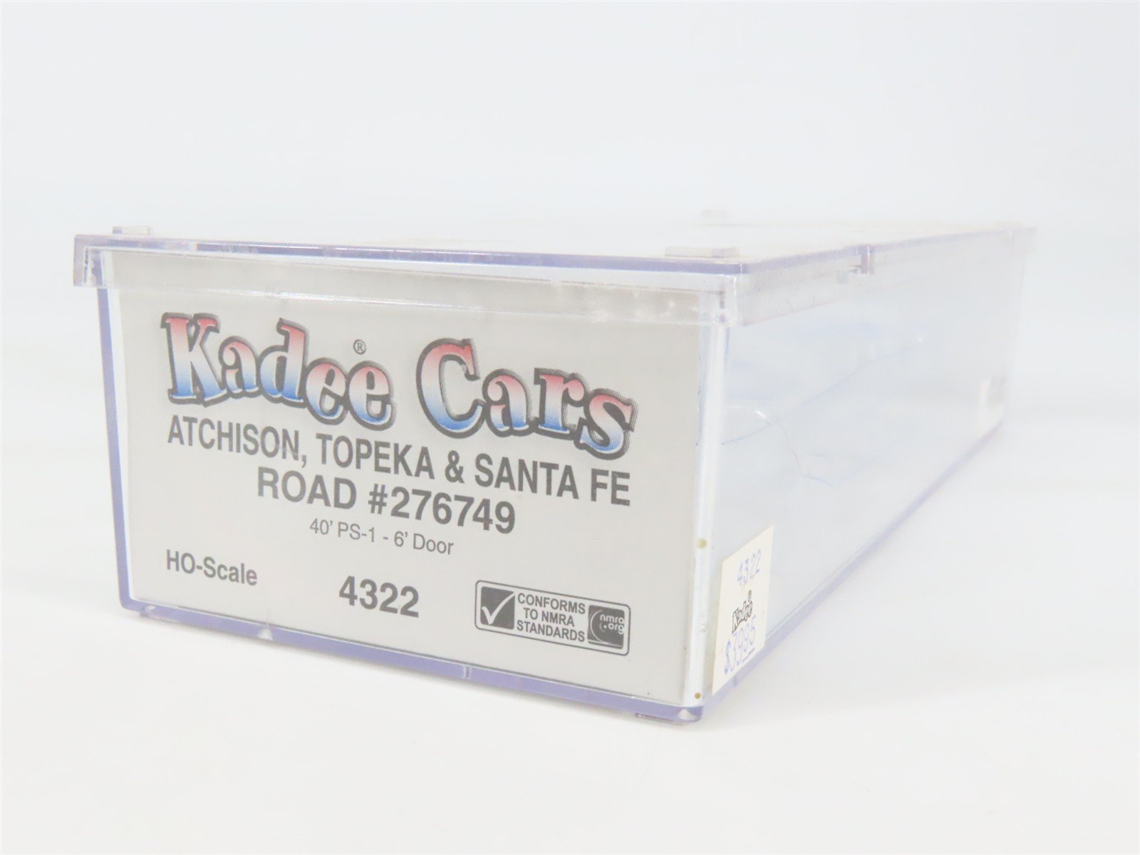 HO Scale Kadee 4322 ATSF Santa Fe 40' Box Car 276749 RTR