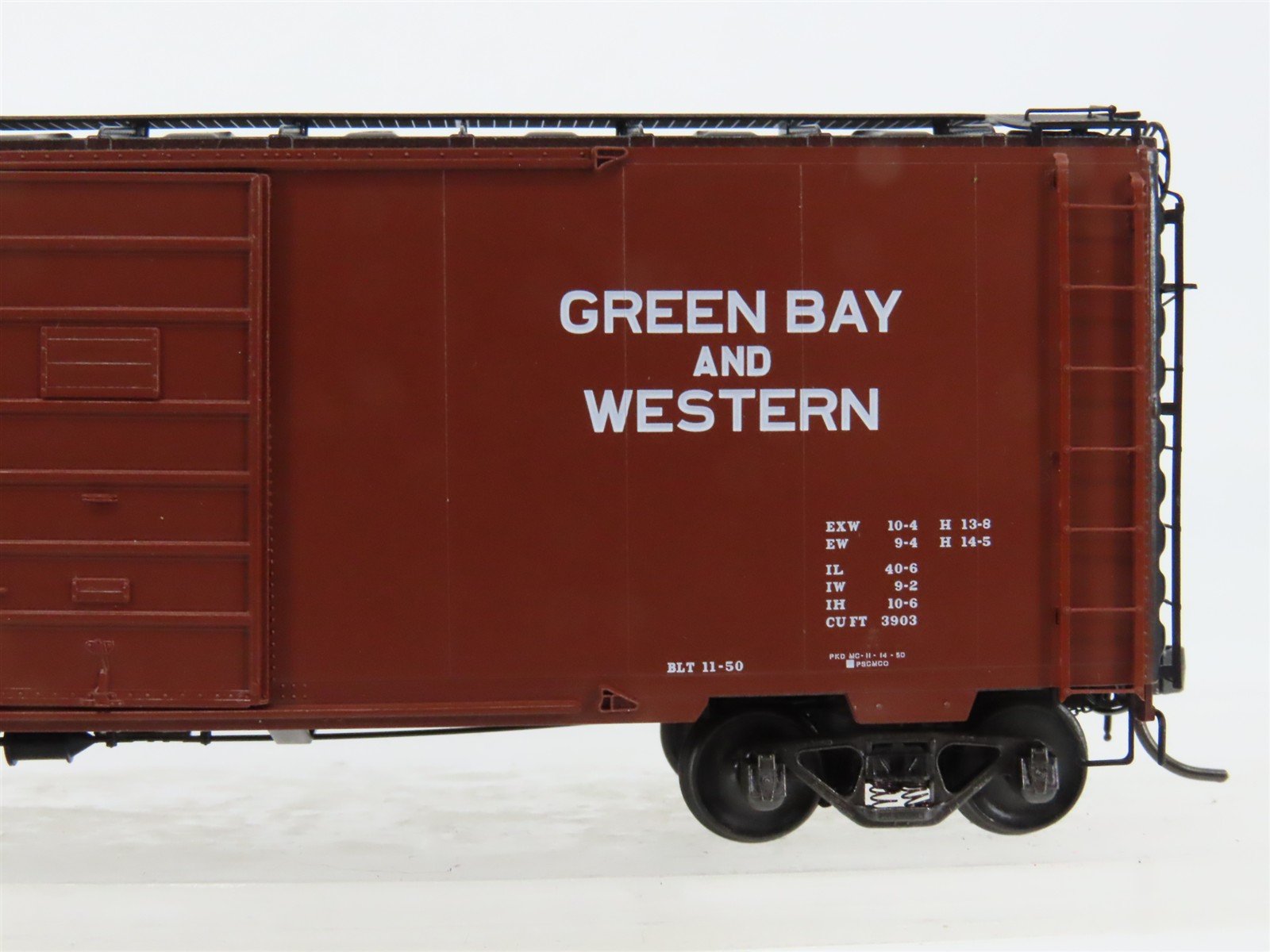 HO Scale Kadee 4066 GBW Green Bay & Western 40' Box Car 708 RTR